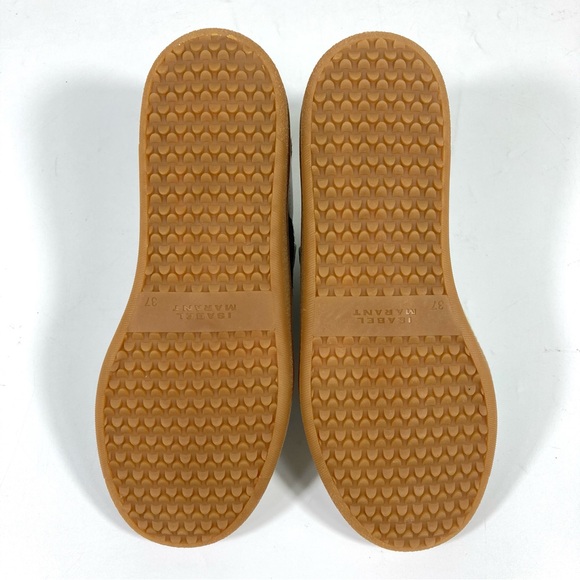 Isabel Marant Beth Low Top Sneaker White Leopard EU 37 NEW - Picture 14 of 17